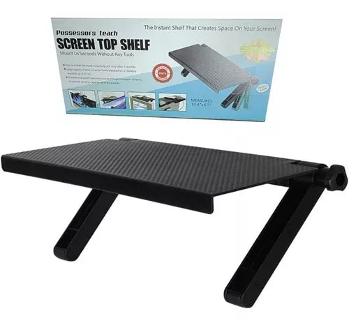 Repisa Estante Soporte Sobre Pantalla Tv Ajustable Plegable