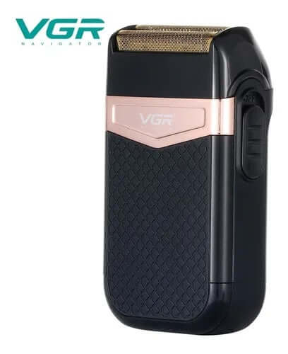 (1)VGR-Afeitadora eléctrica para hombres, maquinilla de afeitar recíproca, cortadora de barba profesional, máquina de afeitar portátil, V-331
