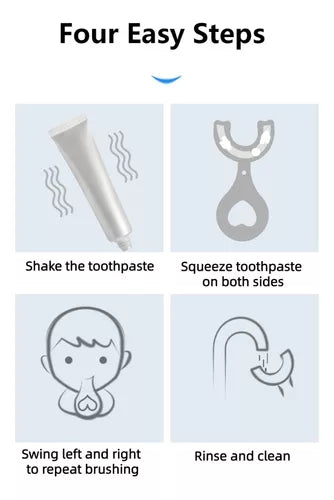Cepillos De Dientes Silicona En Forma De U Para Niños