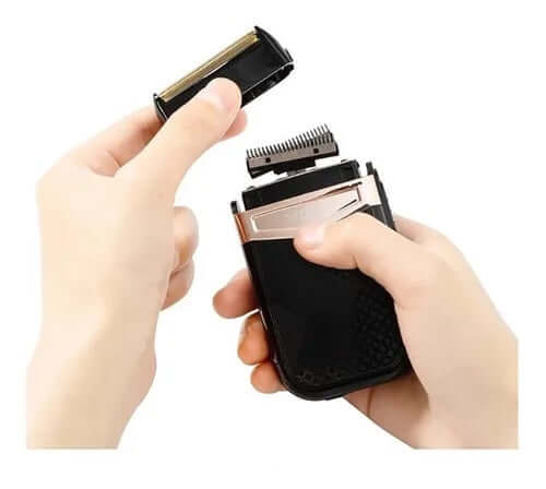 (1)VGR-Afeitadora eléctrica para hombres, maquinilla de afeitar recíproca, cortadora de barba profesional, máquina de afeitar portátil, V-331