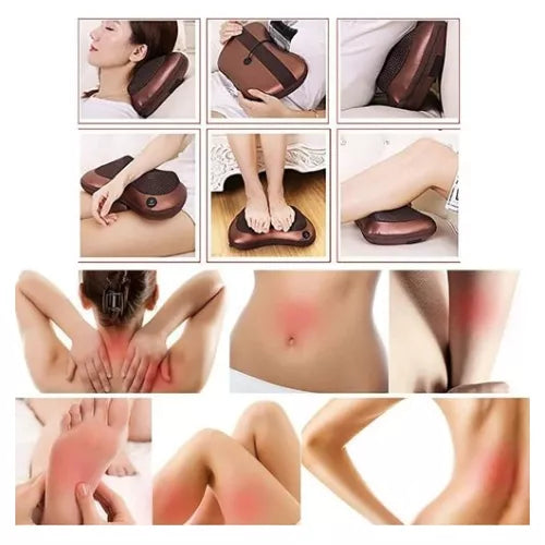 (1)Cojin Masajeador Vibrador Carro Espalda Lumbar Pies Cuello