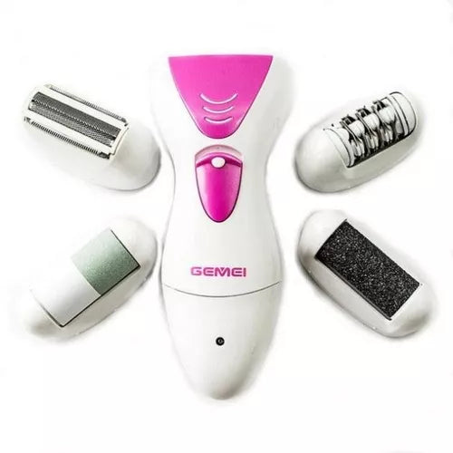 Depiladora Profesional Femenina 4 en 1 Geemy – Uso Seco y Húmedo ✨
