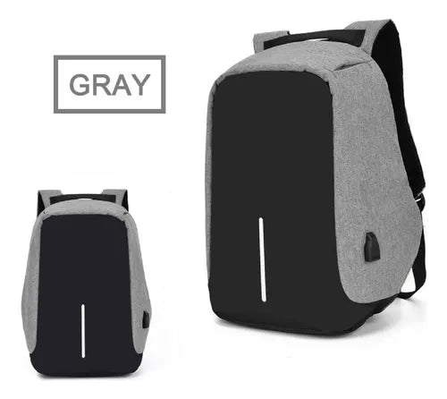 Maleta Antirrobo Mochila Morral Seguridad Reflectivo Cab Usb
