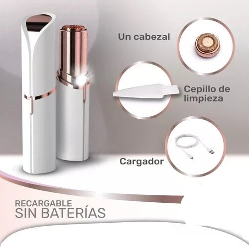 Depiladora Facial Removedor De Vello Sindolor Recargable Usb