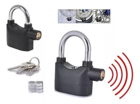 Candado Con Alarma Para Moto