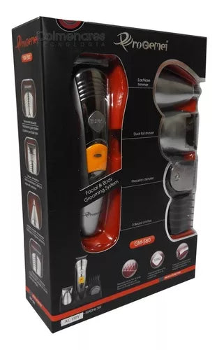 (1)Patillera Progemei Gm-580 Afeitadora Y Peluquera 7 En 1
