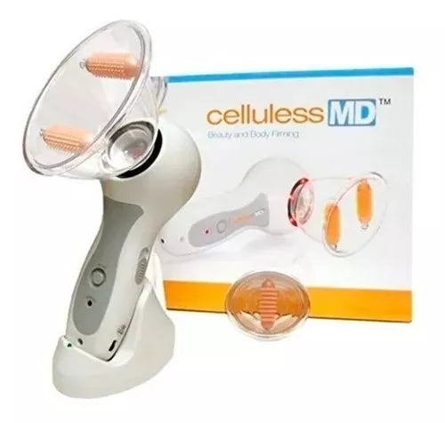 Masajeador Anticelulitis Celluless Con Copas De Vacunterapia Color Blanco