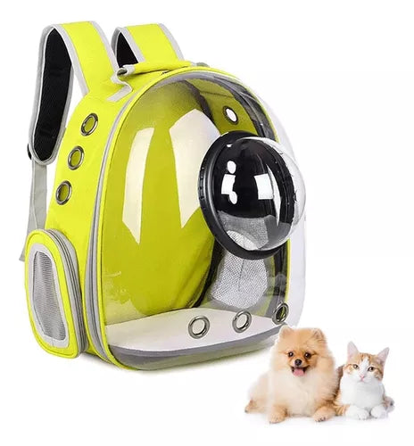 (1)Maleta Para Mascotas Perro O Gato Tipo Nave Gw Lujosa