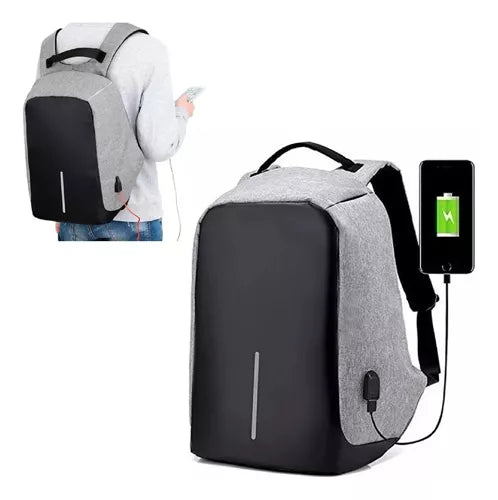 Maleta Antirrobo Mochila Morral Seguridad Reflectivo Cab Usb