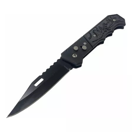 Cuchillo Táctico Supervivencia Liso Sierra Funda Survivor