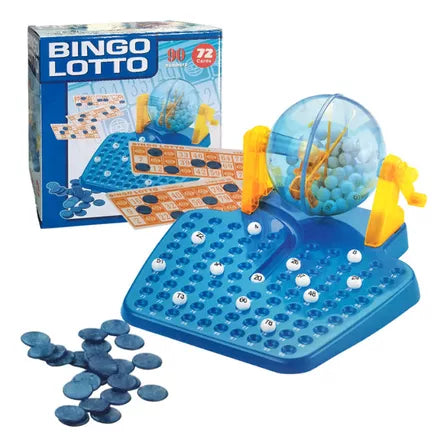 Juego Bingo Balotera 90 Números 48 Cartones Familiar 865