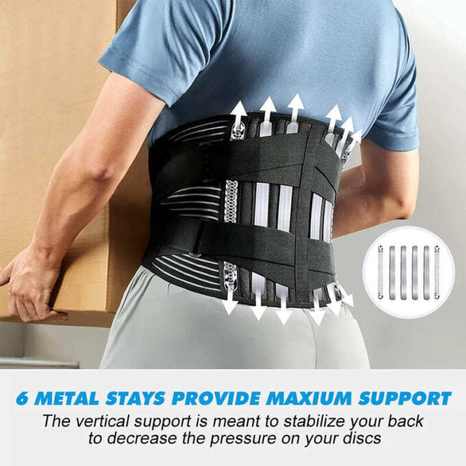 Faja cinturon lumbar de terapia magnetica