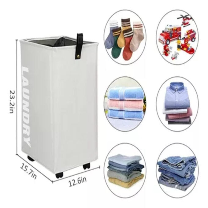 Cesta para ropa plegable organizador de lavanderia
