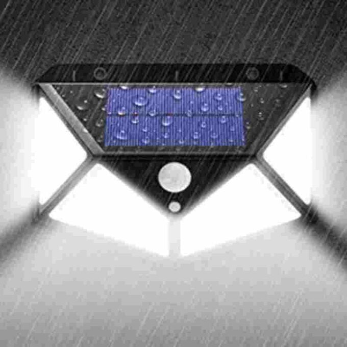 Lampara led solar con sensor de movimiento luz recargable