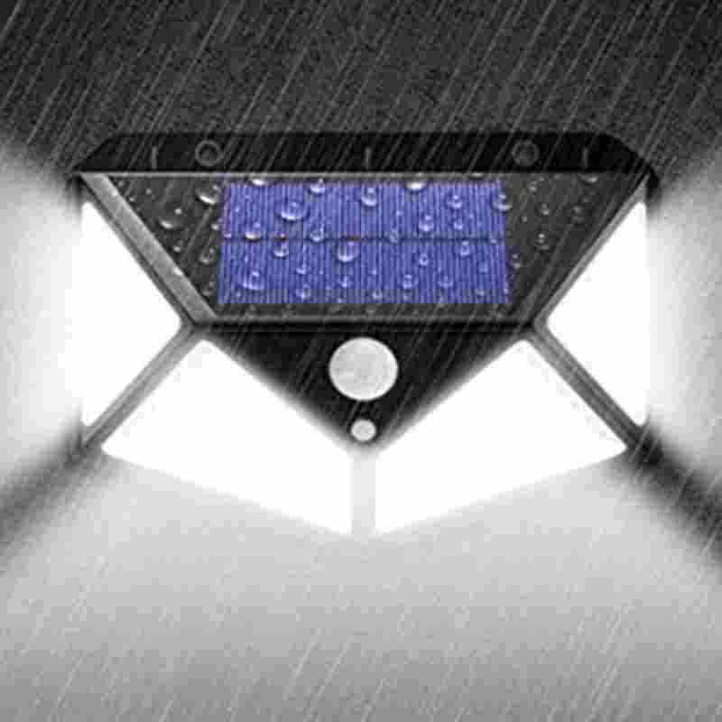 lampara led con recarga solar y sensor