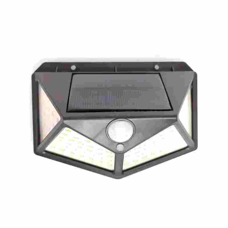 lampara led con recarga solar y sensor