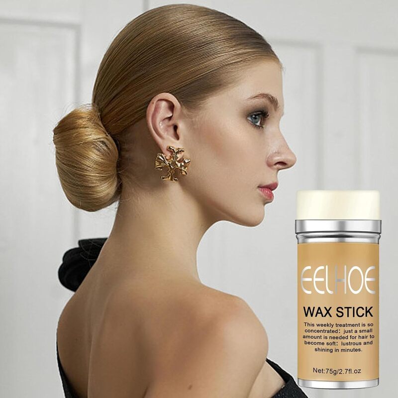 Barra de cera fijadora para friz del cabello unisex