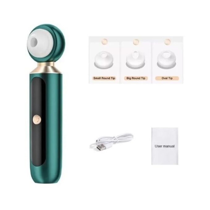 Extractor de espinillas y puntos negros recargable con lupa led