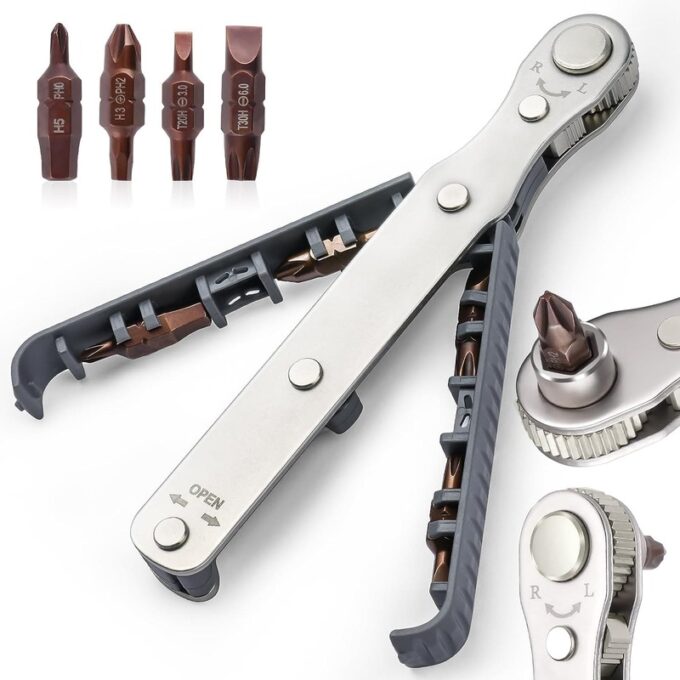 Kit de destornilladores de trinquete reparador de brocas
