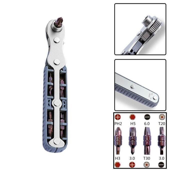 Kit de destornilladores de trinquete reparador de brocas