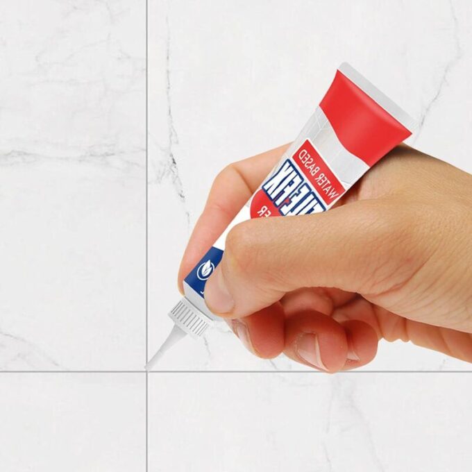 Sellador impermeable reparador de imperfecciones para azulejos