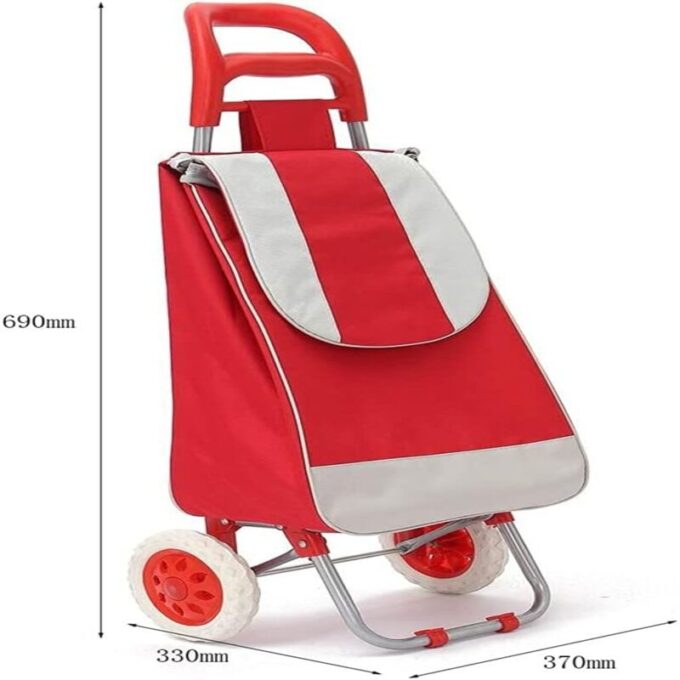 Carro de compras plegable con ruedas