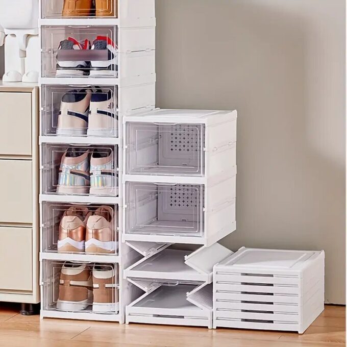 Zapatero organizador plegable armario de 6 niveles