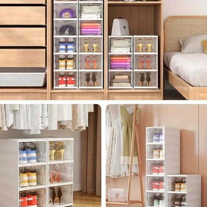 Zapatero organizador plegable armario de 6 niveles
