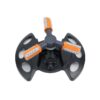 Aspersor rociador de riego 360 rotacion automatica de jardin negro naranja FK23D-180