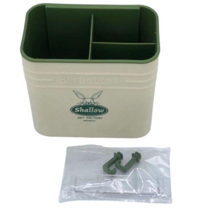 (1)Organizador cubiertos y utencilios decorativo cocina baño