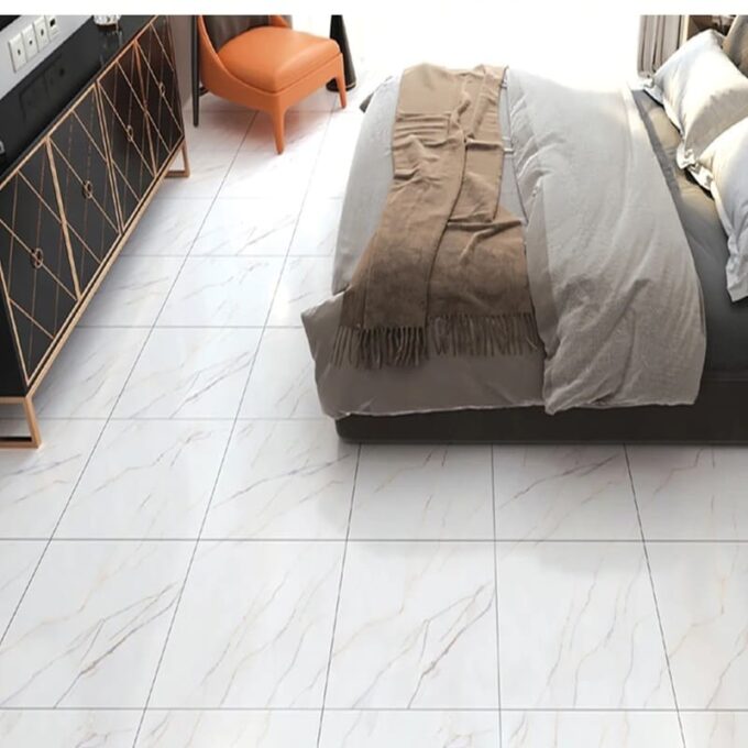Azulejo adhesivo 60 x 60 blanco satinado pegatina decorativa