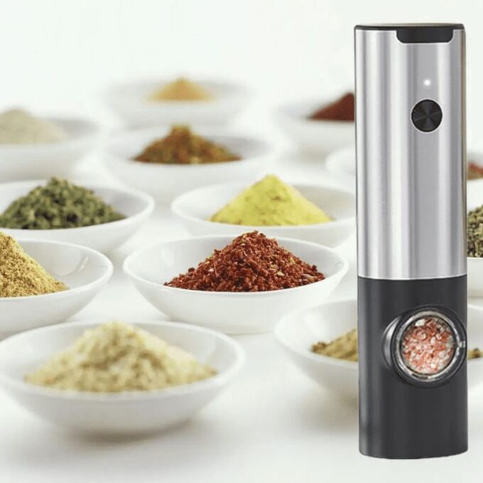 (1)Molino electrico de especias pulverizador ajustable