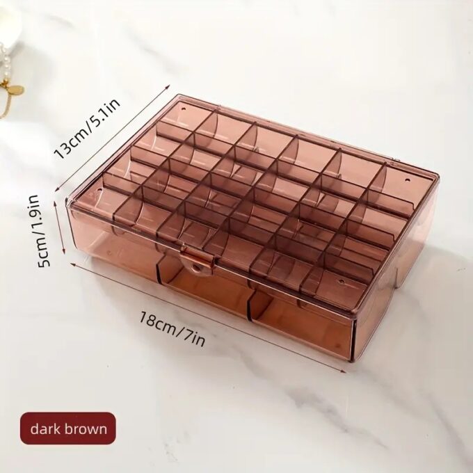 Organizador 2 en 1 con tapa Multifuncional joyas y maquillaje FK23D-43