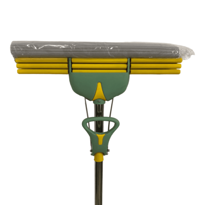 Esponja con rodillo absorbente trapeador de mango ajustable