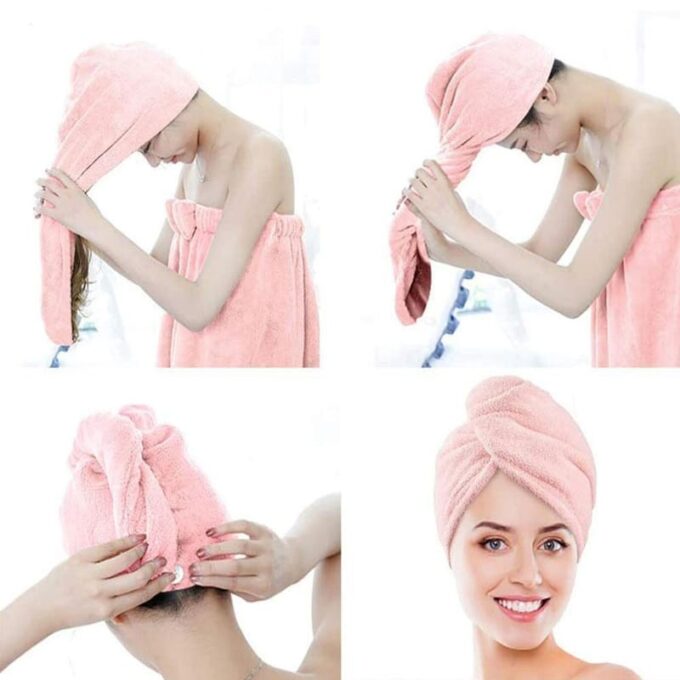 Toalla para cabello microfibra