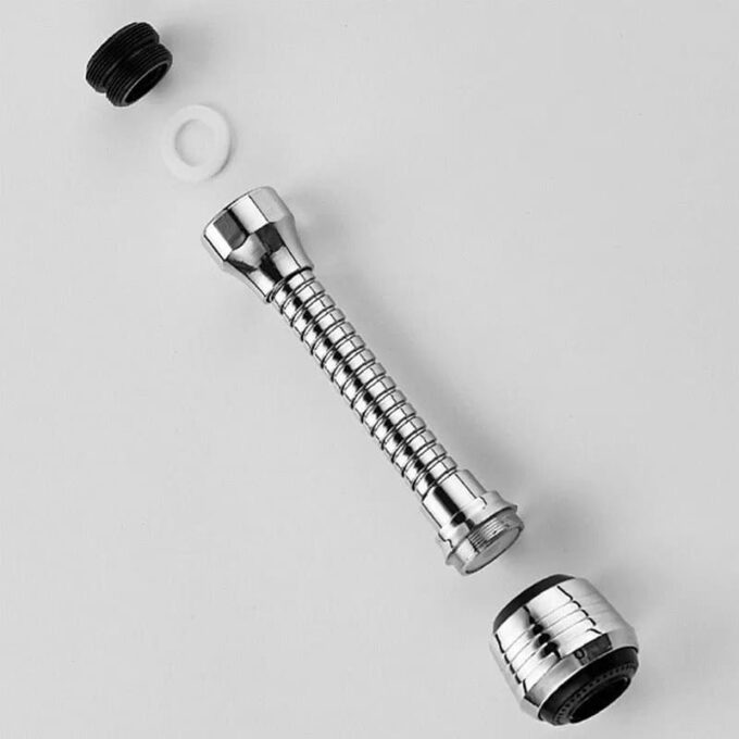 Extensor flexible para grifo de agua manguera