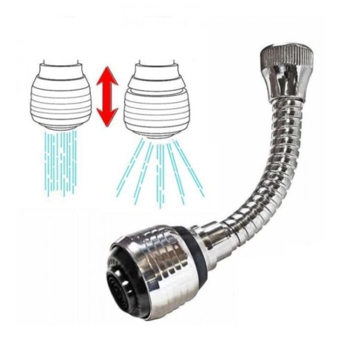Extensor flexible para grifo de agua manguera