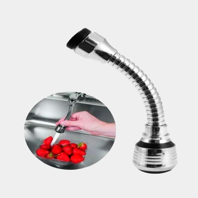 Extensor flexible para grifo de agua manguera