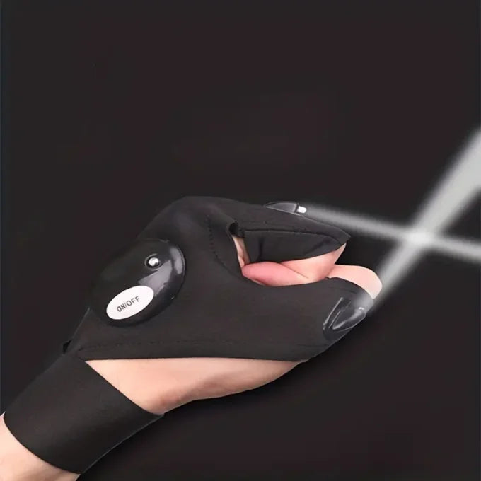 Guante con linterna LED recargable