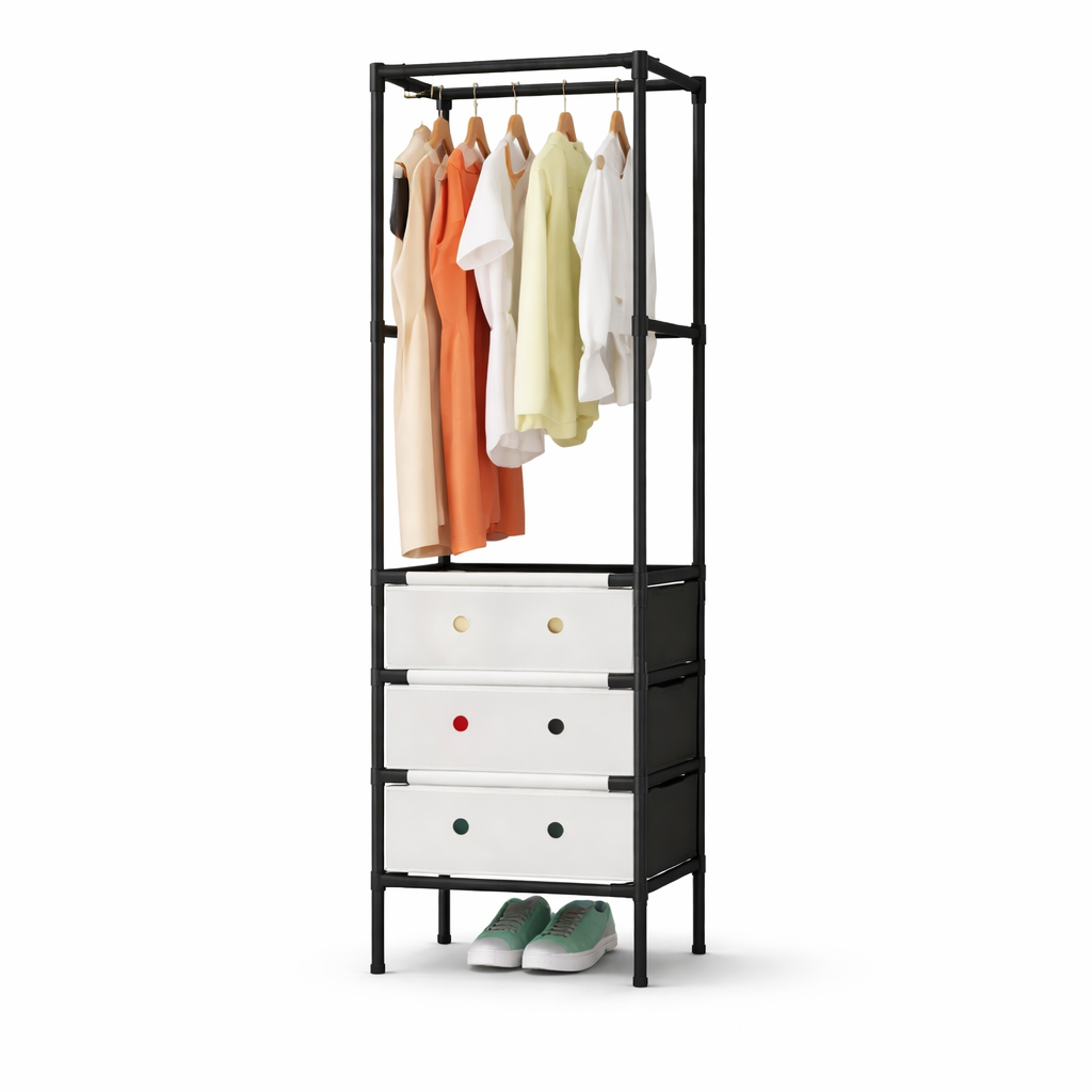Closet Organizador Compacto con Cajones 👚 Ahorra Espacio y Mantén tu Ropa Ordenada