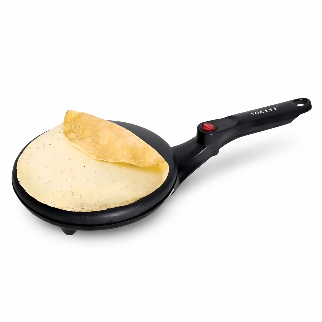 Máquina Eléctrica para Crepes Sokany – Antiadherente y Fácil de Usar 🥞