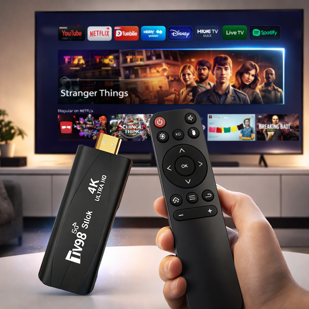 TV Stick 4K Android 📺 Convierte Cualquier TV en Smart