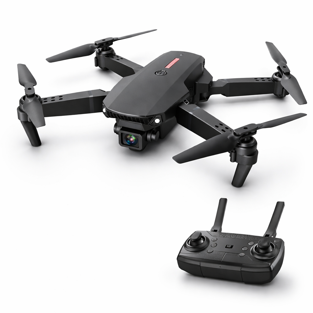 Drone E88 Profesional ✈️ Doble Cámara HD + 2 Baterías