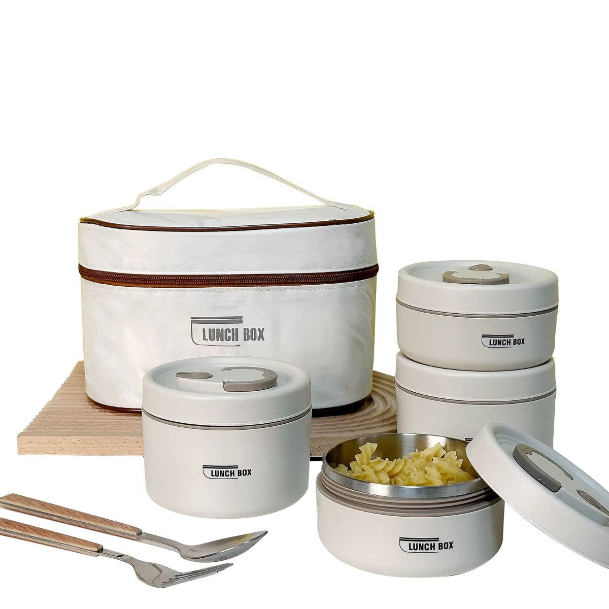 Lonchera Portacomidas X4 🍱 Organiza tus Comidas y Llévalas Fácilmente