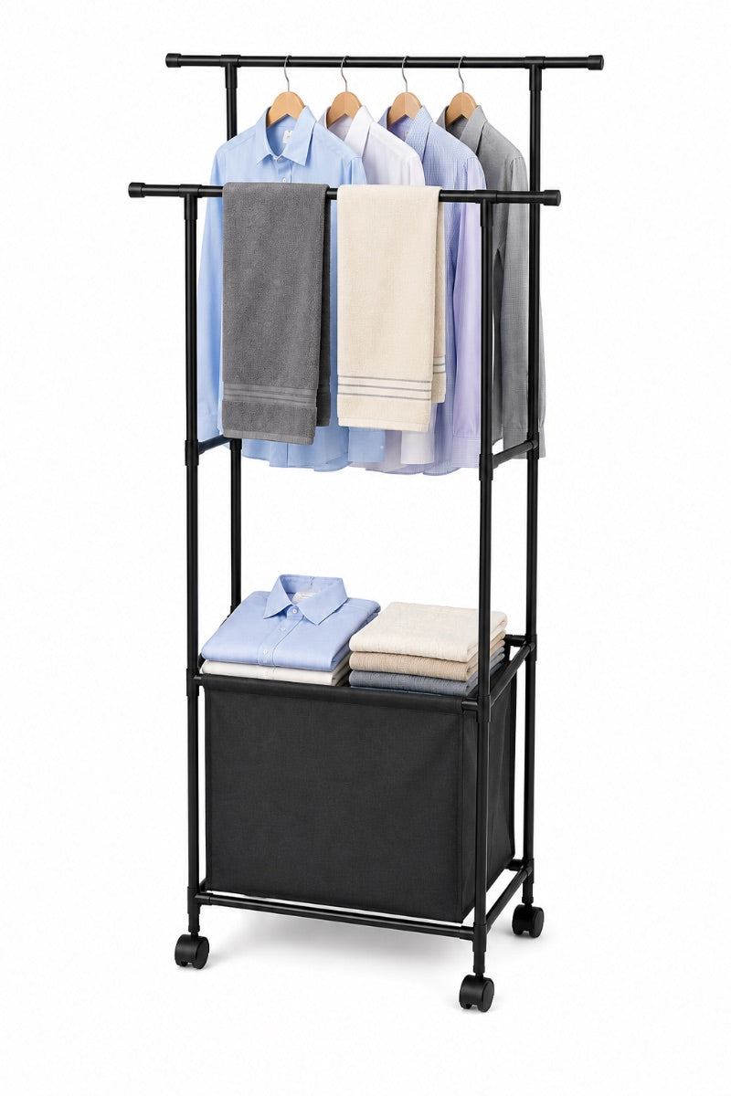 TENDEDERO ORGANIZADOR DE ROPA DOBLE