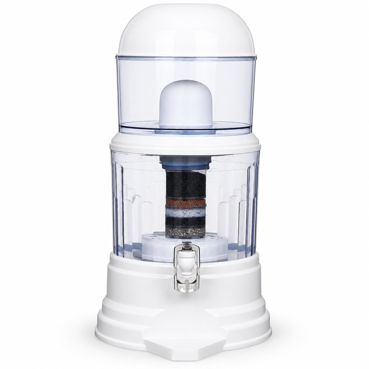 Purificador de Agua Mineralizador 14L 💧 Incluye 3 Filtros