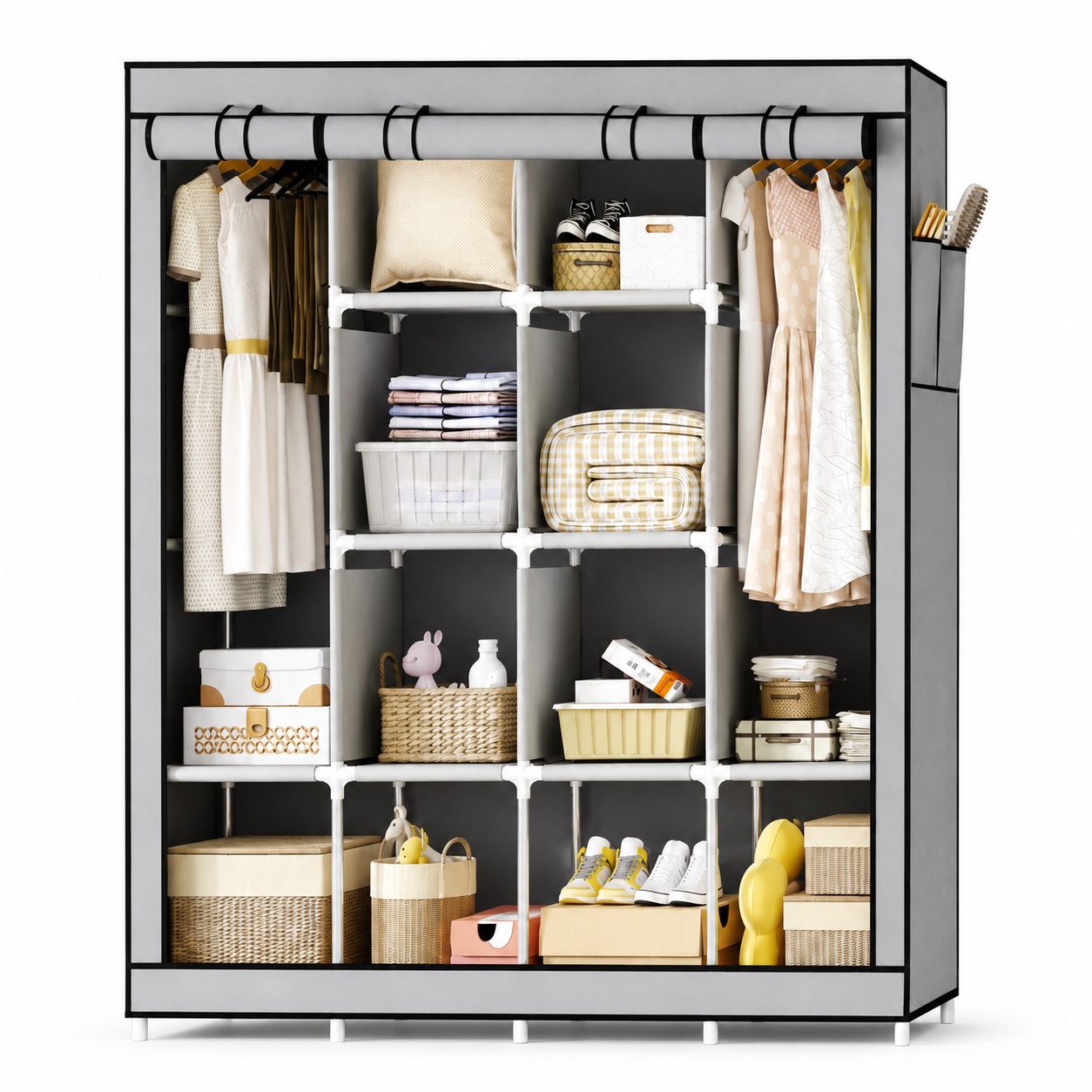 Organizador de Ropa 4 Cuerpos 28170 👕 Closet Portátil Grande y Fácil de Armar