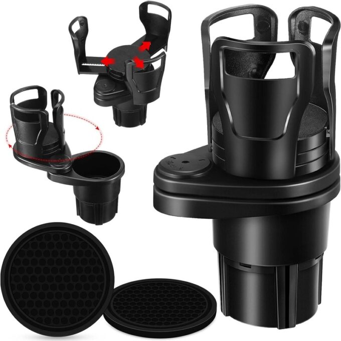 Portavasos ajustable universal antideslizante