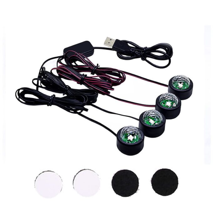 Luz led para interior de carro multicolor FK23C-16