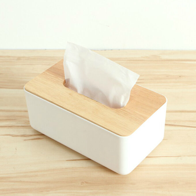 (1)Organizador de servilletas Bambu porta pañuelos